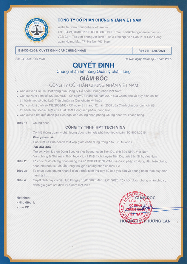  - Công Ty TNHH HPT Tech Vina